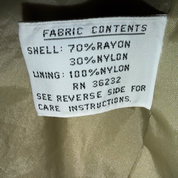 J. GALLERY WOMEN'S  METALLICA  LIGHT GOLD CAR JACKET WITH HOOD SIZE MEDIUM - Picture 5 of 9